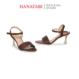 Giày Sandal Nữ Cao Gót Nhọn Mika 7cm Hanatabi Quai 2 Xêp Hậu C Đế TA Bigsize (35-41) Mã HNSDG57F1029