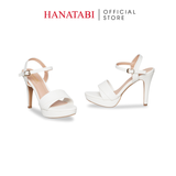 Giày Sandal Nữ Cao Gót 11cm Hanatabi Quai Bảng Ngang 1 Xếp HậuC Đế TA Bigsize (34-41) Mã HNSDG11F813