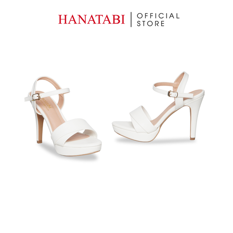 Giày Sandal Nữ Cao Gót 11cm Hanatabi Quai Bảng Ngang 1 Xếp HậuC Đế TA Bigsize (34-41) Mã HNSDG11F813