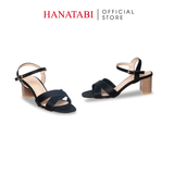 Giày Sandal Nữ Cao Gót 5cm_7cm Hanatabi Quai Chéo Mũi Vuông Hậu C Đế TA Bigsize(35-41) Mã HNSDG5F902