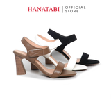 Giày Sandal Nữ Gót Cao 7cm Hanatabi Quai Ngang Hậu Xé Trước Đế TA Chống Trượt Bigsize (35-41) Mã HNSDG7F1181