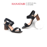 Giày Sandal Nữ Gót Cao 5cm Hanatabi Quai Ngang Hậu Xé Sau Có Khóa Đế TA Chống Trượt Bigsize (35-41) Mã HNSDG5F1177