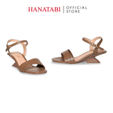 Giày Sandal Nữ Đế Xuồng Cao 5cm Hanatabi Quai Ngang 2 Xếp Hậu C Bigisze (35-41) Mã HNSDG5F1262