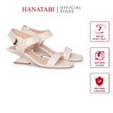 Giày Sandal Nữ Đế Xuồng Siêu Nhẹ 5cm Hanatabi Quai Ngang Hậu Xé Sau Bigsize (35-41) Mã HNSDG5F1196