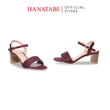 Giày Sandal Nữ Cao Gót 5cm_7cm Hanatabi Quai 1 Xếp Mũi Vuông HậuC Đế TA Bigsize (35-41) Mã HNSDG5F896