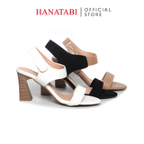 Giày Sandal Nữ Gót Cao 7cm Hanatabi Quai Ngang Hậu Xé Sau Đế TA Chống Trượt Bigsize (35-41) Mã HNSDG7F1180