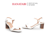 Giày Sandal Nữ Cao Gót 5cm_7cm Hanatabi Quai Ngang Mũi Vuông HậuC ĐếTA Bigsize (35-41)Mã HNSDG5F1033