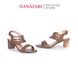 Giày Sandal Nữ Cao Gót 5cm_7cm Hanatabi Quai Ngang Hậu Khóa Sau Đế TA Bigsize (35-41) Mã HNSDG5F1235