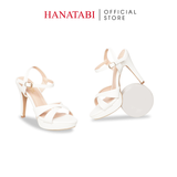 Giày Sandal Nữ Cao Gót 11cm Hanatabi Quai Bảng Chéo Hậu C Đế TA Bigsize (34-41) Mã HNSDG11F892