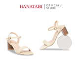 Giày Sandal Nữ Cao Gót 5cm_7cm Hanatabi Quai Ngang Mũi Vuông HậuC Đế TA Bigsize(35-41) Mã HNSDG5F897
