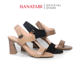 Giày Sandal Nữ Gót Cao 7cm Hanatabi Quai Ngang Hậu Xé Sau Có Khóa Đế TA Chống Trượt Bigsize (35-41) Mã HNSDG7F1178