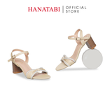 Giày Sandal Nữ Cao Gót 5cm_7cm Hanatabi Quai Ngang Hậu C Đế TA Cao Cấp Bigsize (35-41) Mã HNSDG5F878