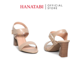 Giày Sandal Nữ Gót Cao 7cm Hanatabi Quai Ngang Hậu Xé Trước Có Khóa Đế TA Chống Trượt Bigsize (35-41) Mã HNSDG7F1179