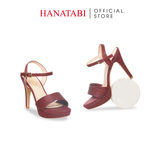 Giày Sandal Nữ Cao Gót 11cm Hanatabi Quai Bảng 2 Xếp Hậu C Đế TA Bigsize (34-41) Mã HNSDG11F935