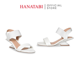 Giày Sandal Nữ Đế Xuồng Siêu Nhẹ 5cm Hanatabi Quai Ngang Hậu Thun Bigisze (35-41) Mã HNSDG5F1260