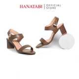 Giày Sandal Nữ Gót Cao 5cm Hanatabi Quai Ngang Hậu Xé Sau Có Khóa Đế TA Chống Trượt Bigsize (35-41) Mã HNSDG5F1177