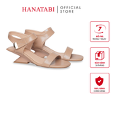 Giày Sandal Nữ Đế Xuồng Siêu Nhẹ 5cm Hanatabi Quai Ngang Hậu Xé Trước Bigsize (35-41) Mã HNSDG5F1197