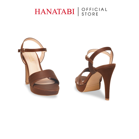 Giày Sandal Nữ Cao Gót 11cm Hanatabi Quai Bảng 2 Xếp Hậu C Đế TA Bigsize (34-41) Mã HNSDG11F935