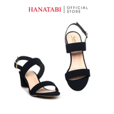 Giày Sandal Nữ Cao Gót 5cm_7cm Hanatabi Quai Ngang Hậu Khóa Sau Đế TA Chống Trơn Trượt Bigsize (35-41) Mã HNSDG7F1203