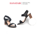 Giày Sandal Nữ Gót Cao 5cm Hanatabi Quai Ngang Hậu Xé Sau Đế TA Bigsize (35-41) Mã HNSDG5F1175