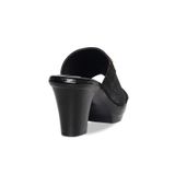 Dép Nữ Đế PU Đen Siêu Nhẹ Cao 7cm Hanatabi Quai Lưới Nhũ Bigsize (36-41) Mã HNDE7F1231