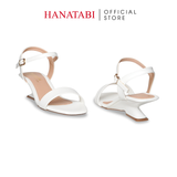 Giày Sandal Nữ Đế Xuồng Cao 5cm Hanatabi Quai Ngang Hậu C Bigisze (35-41) Mã HNSDG5F1261