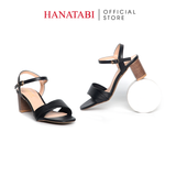 Giày Sandal Nữ Cao Gót 5cm_ 7cm Hanatabi Quai 2 Xếp Mũi Vuông Hậu C Đế TA Bigsize (35-41) Mã HNSDG7F1075