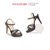 Giày Sandal Nữ Cao Gót 11cm Hanatabi Quai Bảng Chéo Hậu C Đế TA Bigsize (34-41) Mã HNSDG11F892