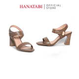 Giày Sandal Nữ Gót Cao 7cm Hanatabi Quai Ngang Hậu Xé Trước Có Khóa Đế TA Chống Trượt Bigsize (35-41) Mã HNSDG7F1179