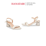 Giày Sandal Nữ Cao Gót Mika 5cm_7cm Hanatabi Quai Ngang Mũi Vuông Đế TA Bigsize (35-41) Mã HNSDG887