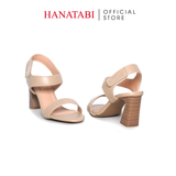 Giày Sandal Nữ Gót Cao 7cm Hanatabi Quai Ngang Hậu Xé Sau Đế TA Chống Trượt Bigsize (35-41) Mã HNSDG7F1180