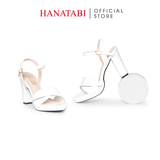 Giày Sandal Nữ Cao Gót 10cm Hanatabi Quai Ngang Hậu C Đế TA Cao Cấp Bigsize (35-39) Mã HNSDG10F1246
