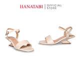 Giày Sandal Nữ Đế Xuồng Cao 5cm Hanatabi Quai Ngang 1 Xếp Hậu C Bigisze (35-41) Mã HNSDG5F1263