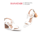 Giày Sandal Nữ Cao Gót 5cm_7cm Hanatabi Quai Ngang Hậu Khóa Sau Đế TA Bigsize (35-41) Mã HNSDG5F1235
