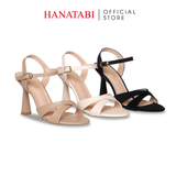 Giày Sandal Nữ Cao Gót Nhọn 9cm Hanatabi Quai Chéo Đế TA Cao Cấp Bigsize (35-41) Mã HNSDG9F1268