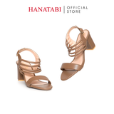 Giày Sandal Nữ Cao Gót 7cm Hanatabi Quai Ngang Hậu Khóa Sau Đế TA Bigsize (35-41) Mã HNSDG7F1236