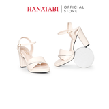 Giày Sandal Nữ Cao Gót 10cm Hanatabi Quai Ngang Hậu C Đế TA Cao Cấp Bigsize (35-39) Mã HNSDG10F1246