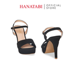 Giày Sandal Nữ Cao Gót 11cm Hanatabi Quai Bảng Ngang 2 Xếp HậuC Đế TA Bigsize (34-41) Mã HNSDG11F871