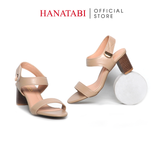 Giày Sandal Nữ Gót Cao 5cm Hanatabi Quai Ngang Hậu Xé Sau Có Khóa Đế TA Chống Trượt Bigsize (35-41) Mã HNSDG5F1177