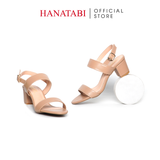 Giày Sandal Nữ Cao Gót 5cm_7cm Hanatabi Quai Ngang Hậu Khóa Sau Đế TA Chống Trơn Trượt Bigsize (35-41) Mã HNSDG7F1203