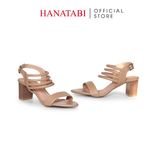 Giày Sandal Nữ Cao Gót 5cm_7cm Hanatabi Quai Ngang Hậu Khóa Sau Đế TA Bigsize (35-41) Mã HNSDG5F1235