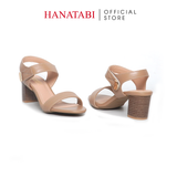 Giày Sandal Nữ Gót Cao 5cm Hanatabi Quai Ngang Hậu Xé Trước Có Khóa Đế TA Chống Trượt Bigsize (35-41) Mã HNSDG5F1176