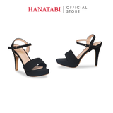 Giày Sandal Nữ Cao Gót 11cm Hanatabi Quai Bảng Ngang 1 Xếp HậuC Đế TA Bigsize (34-41) Mã HNSDG11F813