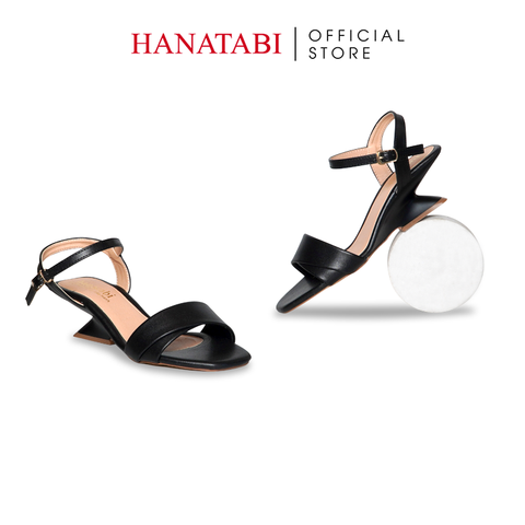 Giày Sandal Nữ Đế Xuồng Cao 5cm Hanatabi Quai Ngang 1 Xếp Hậu C Bigisze (35-41) Mã HNSDG5F1263