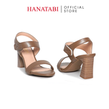 Giày Sandal Nữ Gót Cao 7cm Hanatabi Quai Ngang Hậu Xé Trước Đế TA Chống Trượt Bigsize (35-41) Mã HNSDG7F1181