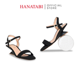 Giày Sandal Nữ Đế Xuồng Cao 5cm Hanatabi Quai Ngang Hậu C Bigisze (35-41) Mã HNSDG5F1261