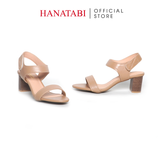 Giày Sandal Nữ Gót Cao 5cm Hanatabi Quai Ngang Hậu Xé Sau Đế TA Bigsize (35-41) Mã HNSDG5F1175