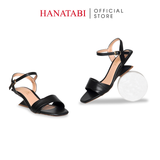 Giày Sandal Nữ Đế Xuồng Cao 5cm Hanatabi Quai Ngang 2 Xếp Hậu C Bigisze (35-41) Mã HNSDG5F1262