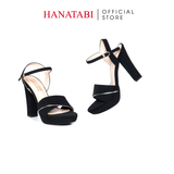 Giày Sandal Nữ Cao Gót 12cm Hanatabi Quai Ngang Hậu C Đế TA Cao Cấp Bigsize (35-39) Mã HNSDG12F1247