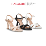 Giày Sandal Nữ Cao Gót Nhọn 9cm Hanatabi Quai Chéo Đế TA Cao Cấp Bigsize (35-41) Mã HNSDG9F1268